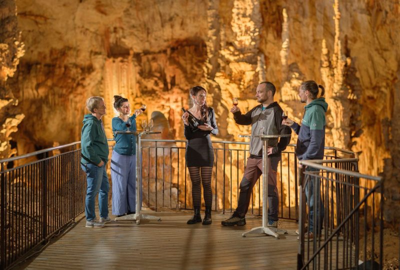 Saint-Valentin à l’Aven d’Orgnac : 50 m sous terre, dégustation « accord vin/chocolat » à Orgnac-l'Aven - 0