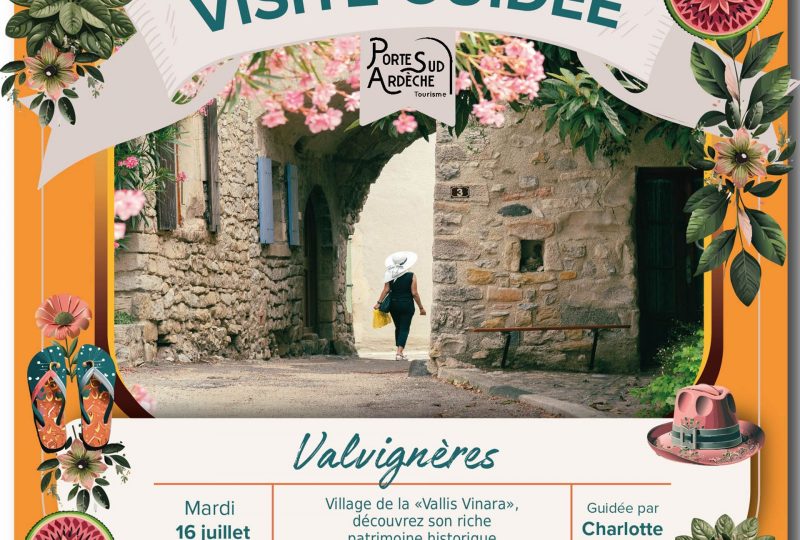 Visite du village de Valvignères à Valvignères - 0