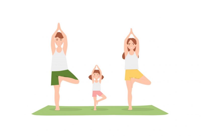 Yoga parents-enfants « animaux » à Alba-la-Romaine - 0