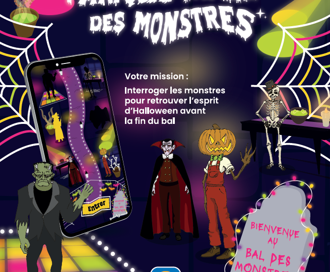 Jeu de piste numérique « Panique au bal des monstres » avec Baludik à Sauzet - 0