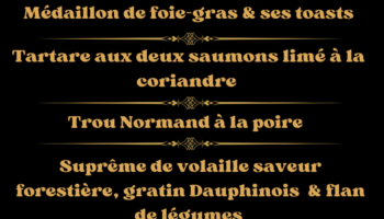 Menu Réveillon