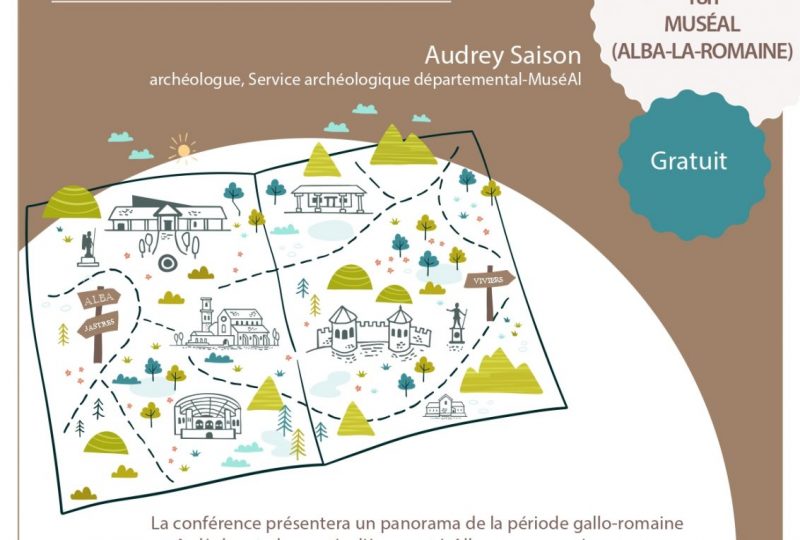 Conférence « L’Ardèche gallo-romaine : Alba et le territoire des Helviens » par Audrey Saison à Alba-la-Romaine - 0