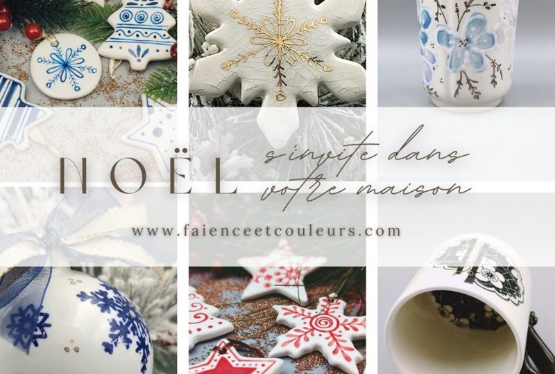 Faïence et Couleurs : Noël s’invite dans votre maison. à Espeluche - 1