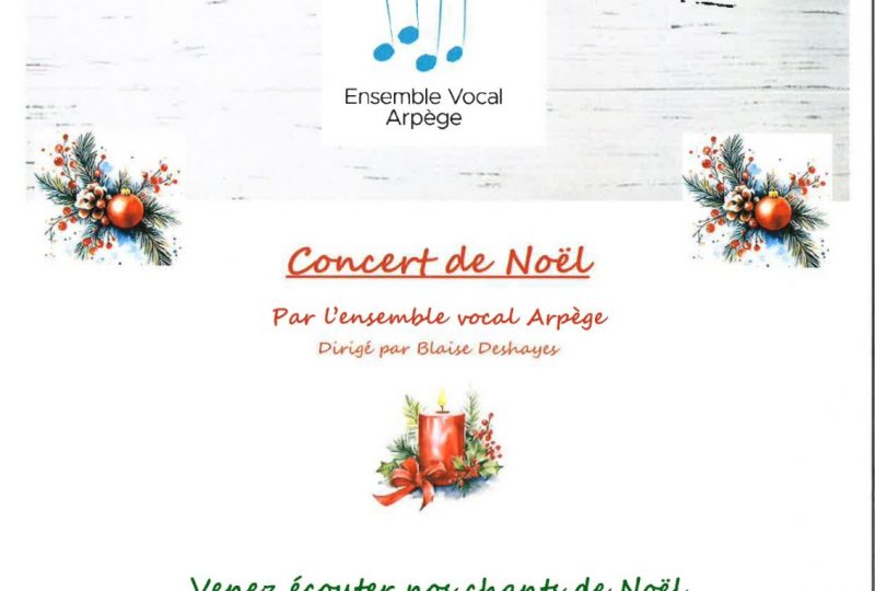 Concert de Noel par l’Ensemble Vocal Arpège à Montélimar - 0