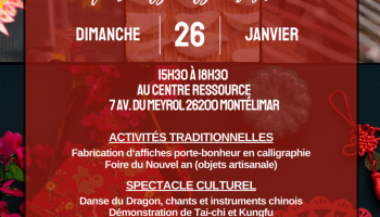 Nouvel An Chinois au Centre Ressource Le 26 janv 2025