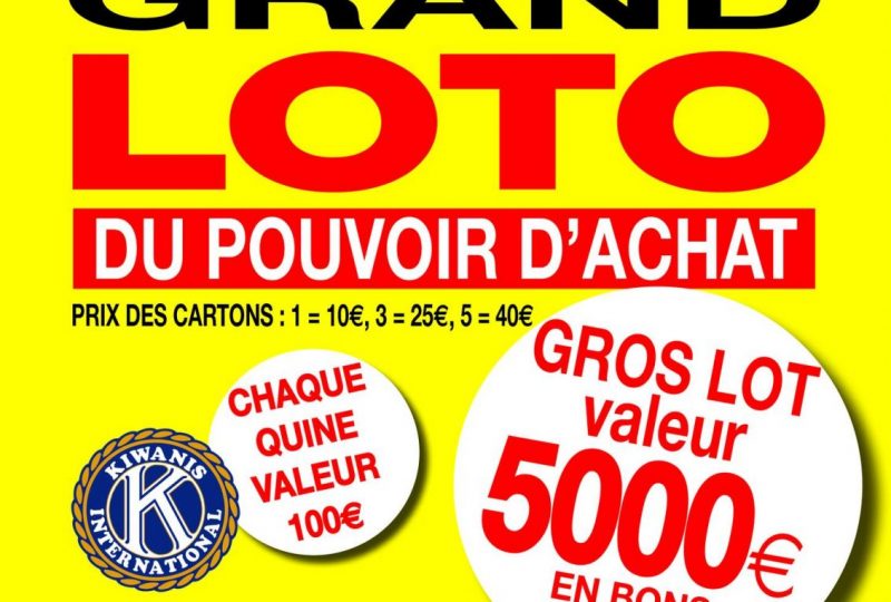 Grand loto du pouvoir d’achat – Kiwanis Montélimar Le Teil à Montélimar - 0