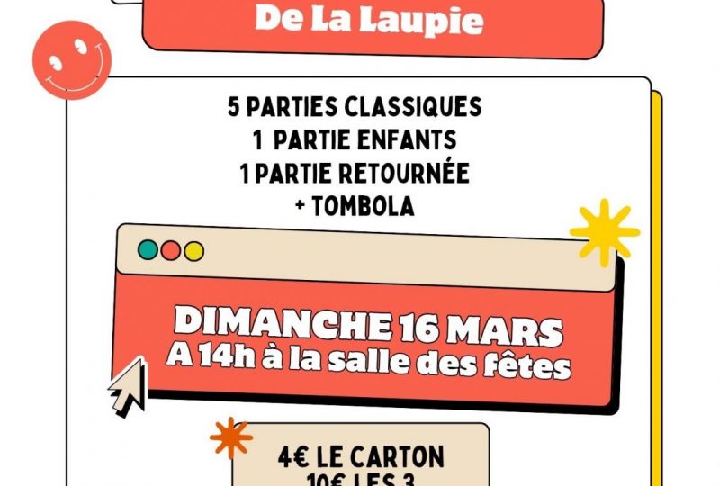 Loto de l’Association des Parents d’Elèves « les P’tits Laupios » à La Laupie - 0